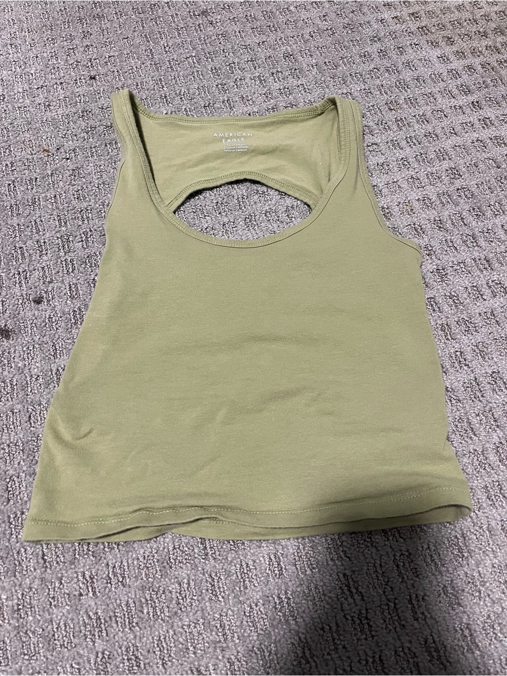 American eagle open back tank top